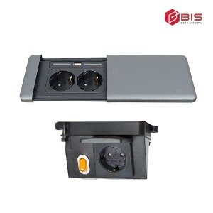 [BIS] 올인원 빌트인 충전콘센트 BIS-203 유선 USB 충전 슬라이딩콘센트